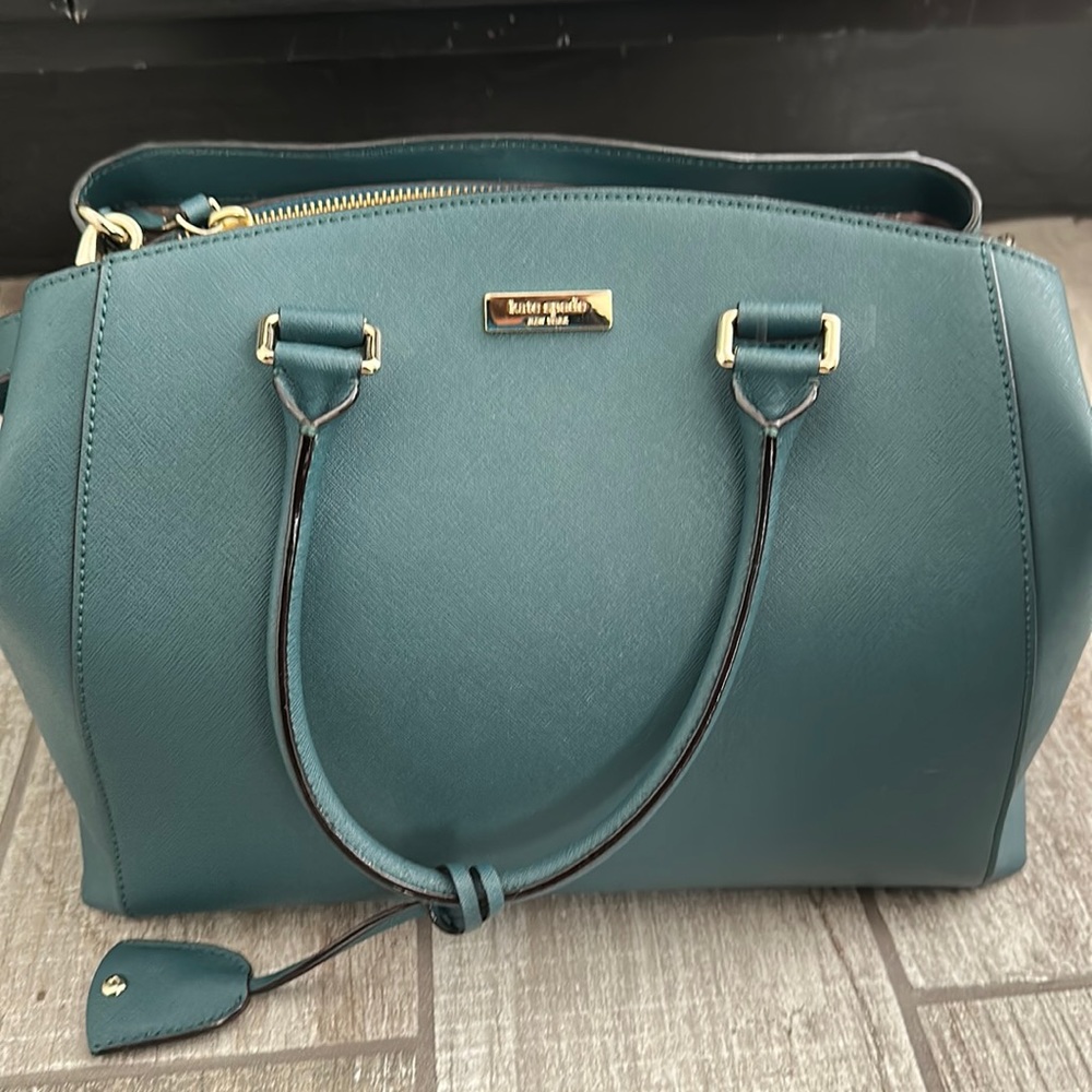 Kate Spade teal green purse